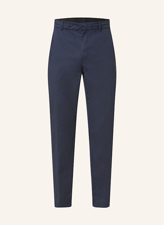 BOGNER Chino kalhoty RILEY Slim Fit TMAVĚ MODRÁ