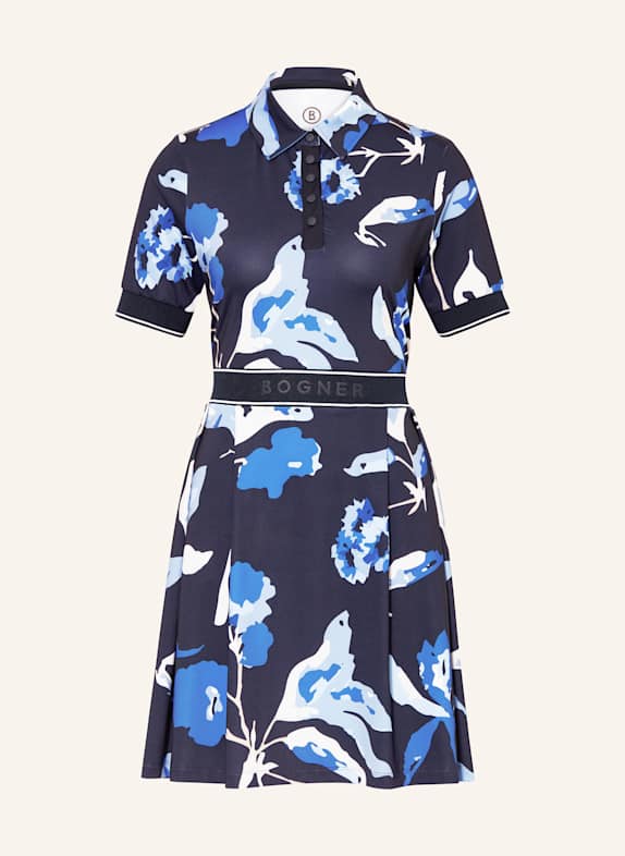 BOGNER Polokleid LINNY DUNKELBLAU/ HELLBLAU/ ECRU