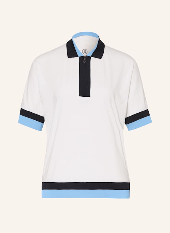 BOGNER Funktions-Poloshirt ANDRINA WEISS/ DUNKELBLAU/ HELLBLAU