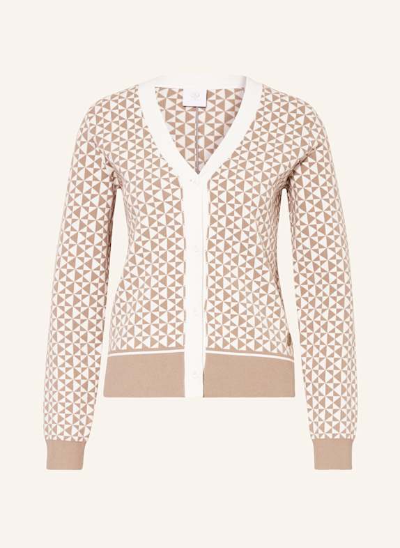 BOGNER Strickjacke INA WEISS/ BEIGE