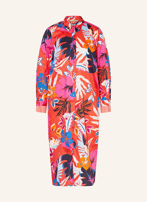 Smith & Soul Shirt dress RED/ DARK BLUE/ ORANGE