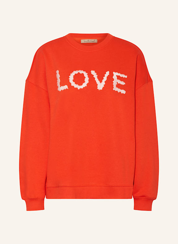 Smith & Soul Sweatshirt DARK ORANGE/ LIGHT PINK
