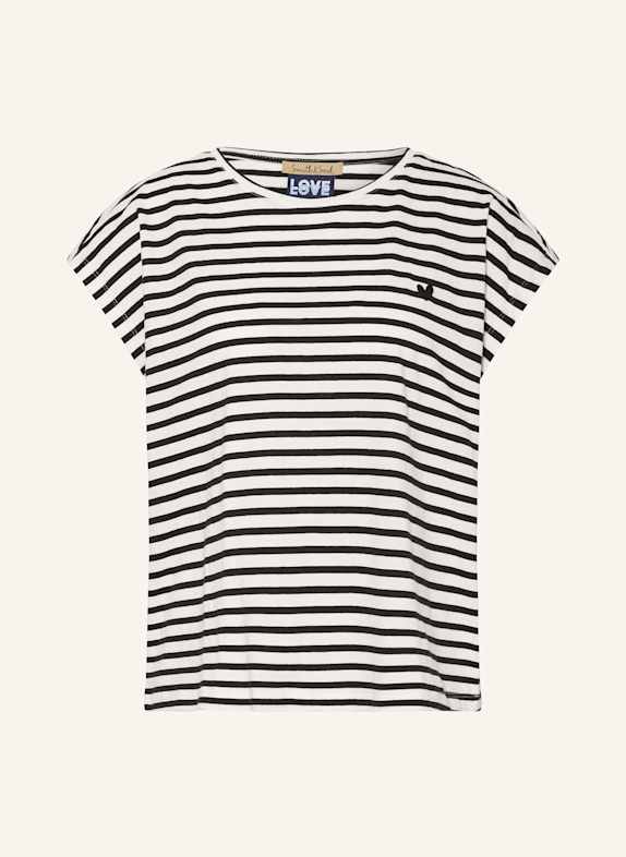 Smith & Soul T-Shirt DUNKELBLAU/ WEISS