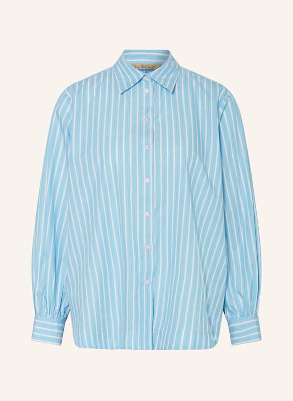 Smith & Soul Shirt blouse LIGHT BLUE/ WHITE/ LIGHT GREEN