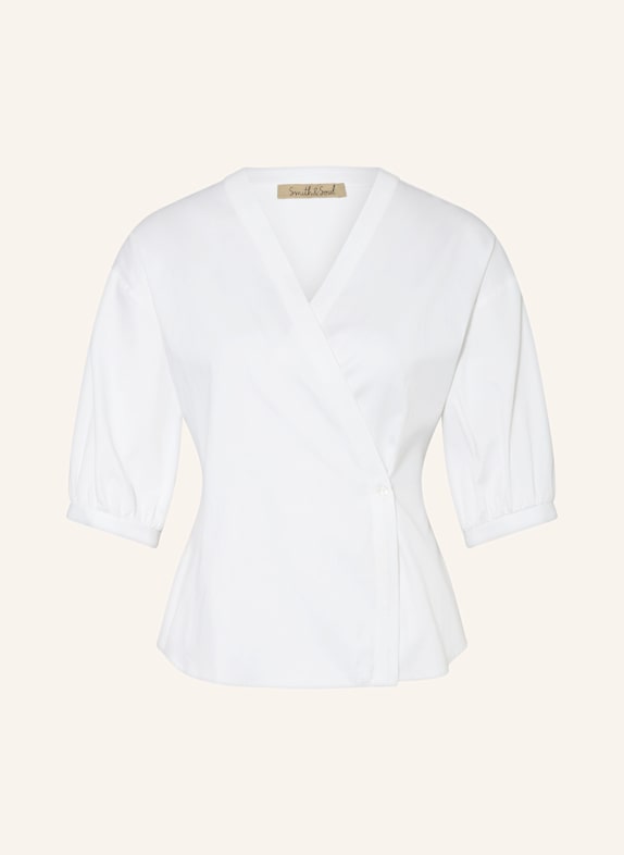 Smith & Soul Wickelbluse WEISS