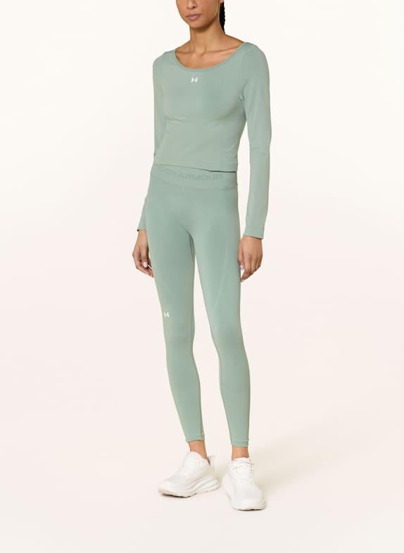 UNDER ARMOUR Longleeve UA VANISH SEAMLESS LICHTGROEN