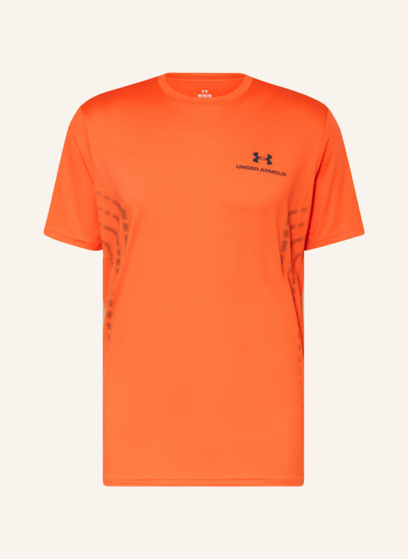UNDER ARMOUR T-Shirt UA VANISH ENERGY GRAPHIC ORANGE/ SCHWARZ