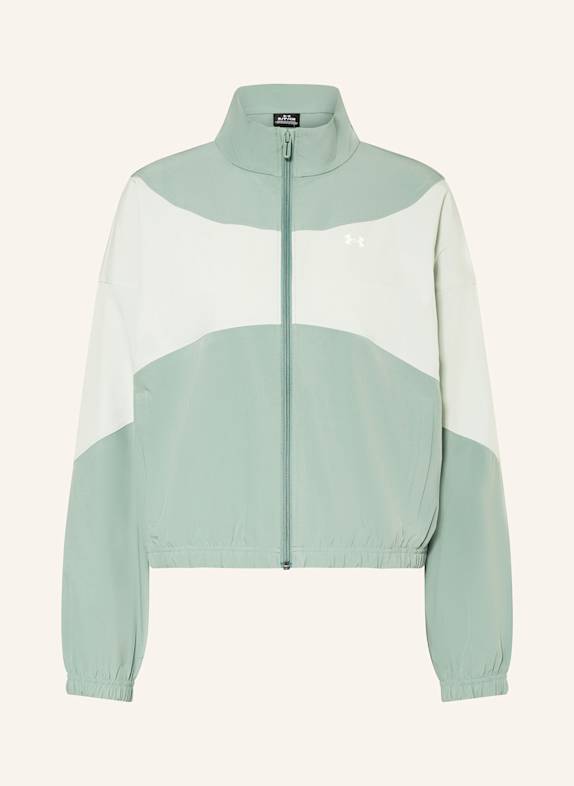 UNDER ARMOUR Sweatjacke RIVAL HELLGRÜN