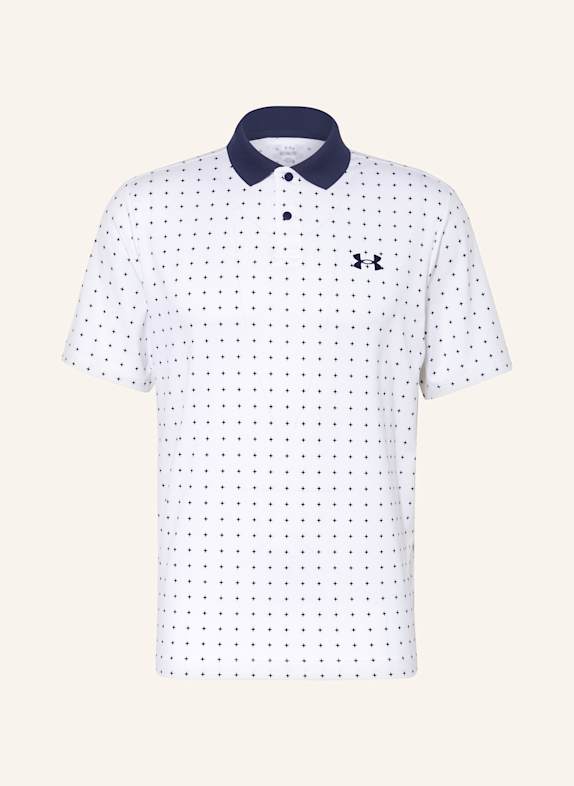 UNDER ARMOUR Funktions-Poloshirt UA MATCHPLAY WEISS/ DUNKELBLAU