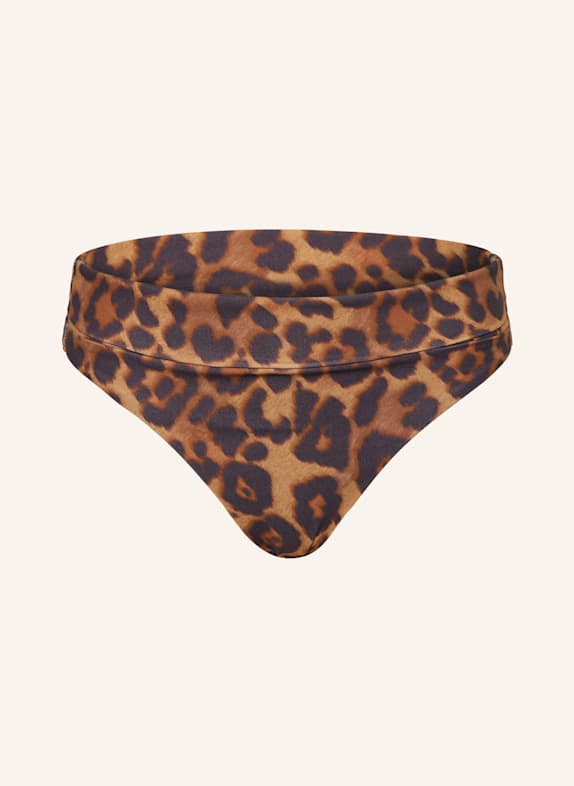 CHANTELLE High-waist bikini bottoms SAUVAGE BROWN/ DARK BROWN