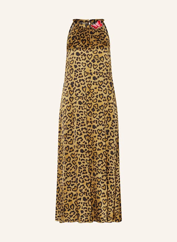 Grace Kleid aus Satin BRAUN/ DUNKELBRAUN