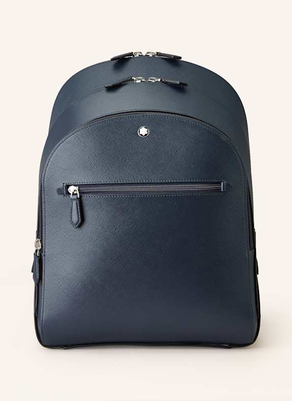 MONTBLANC Plecak ze skóry saffiano GRANATOWY