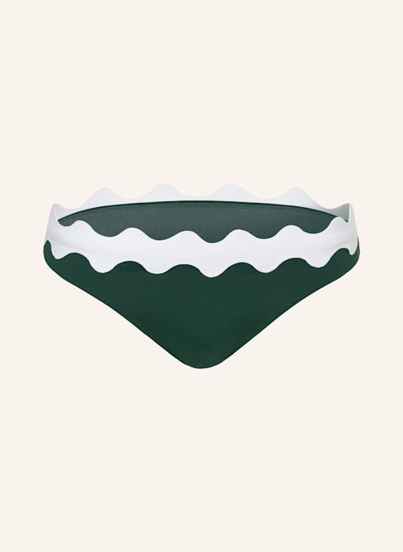 SEAFOLLY Basic-Bikini-Hose GIA  DUNKELGRÜN/ WEISS