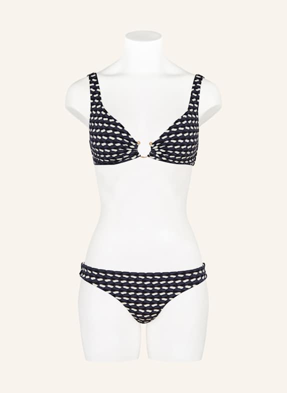 SEAFOLLY Bralette-Bikini-Top MALA DUNKELBLAU / SCHWARZ / WEISS