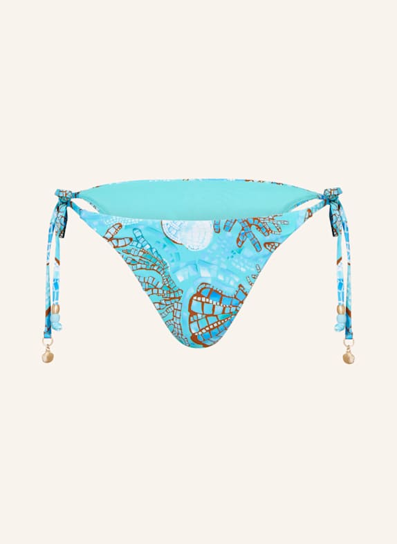SEAFOLLY Triangel-Bikini-Hose LA MER TÜRKIS/ HELLBLAU/ BRAUN