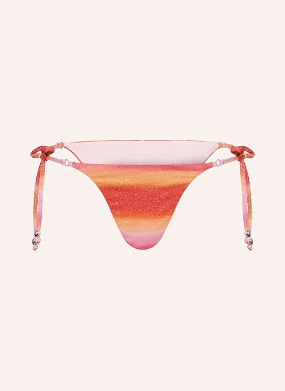 SEAFOLLY Triangel-Bikini-Hose SPECTRUM mit Glitzergarn PINK/ ROSA/ ORANGE