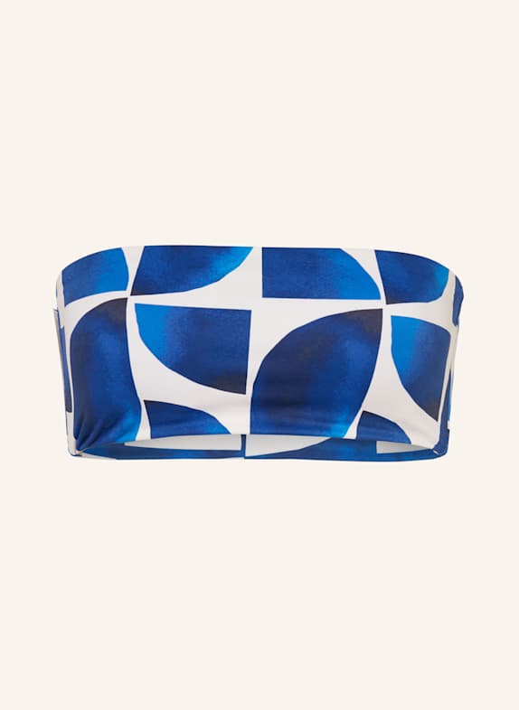 SEAFOLLY Bandeau-Bikini-Top SUNRAY zum Wenden DUNKELBLAU/ ECRU