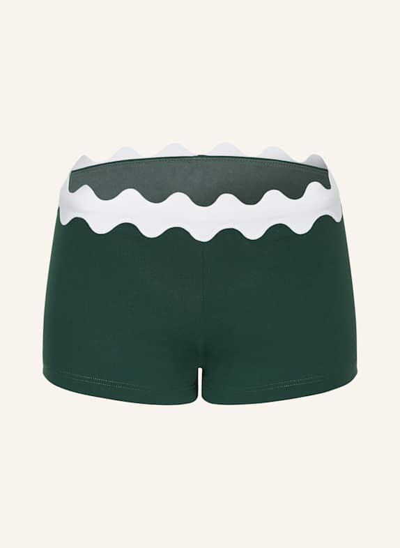 SEAFOLLY Panty-Bikini-Hose GIA DUNKELGRÜN/ WEISS