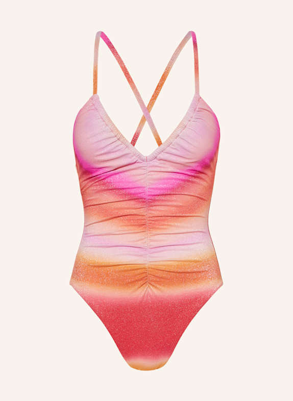 SEAFOLLY Badeanzug SPECTRUM mit Glitzergarn PINK/ ROSA/ ORANGE