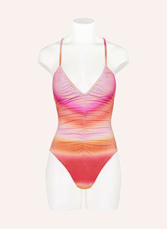 SEAFOLLY Badpak SPECTRUM met glittergaren ROZE / ROZE / ORANJE