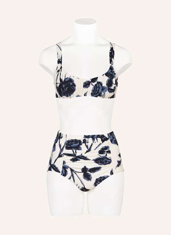 SEAFOLLY Bralette-bikinitop ROCOCO ECRU / BLAUW / ZWART