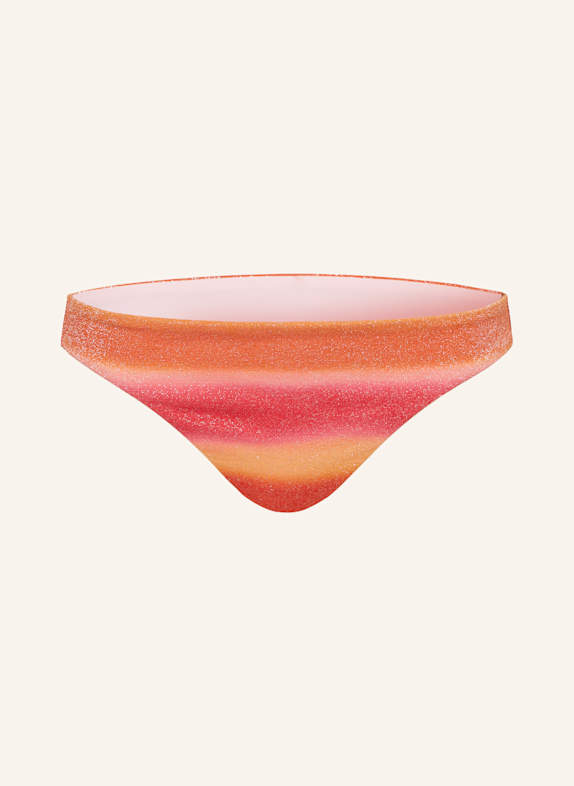SEAFOLLY Basic-Bikini-Hose SPECTRUM mit Glitzergarn PINK/ ORANGE/ ROSA