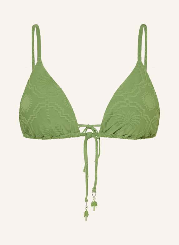 SEAFOLLY Triangel-Bikini-Top OASIS HELLGRÜN