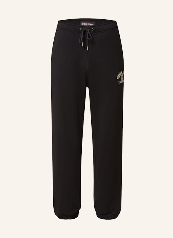 GUESS JEANS Sweatpants BLACK