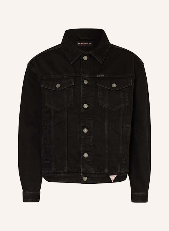 GUESS JEANS Jeansjacke SCHWARZ