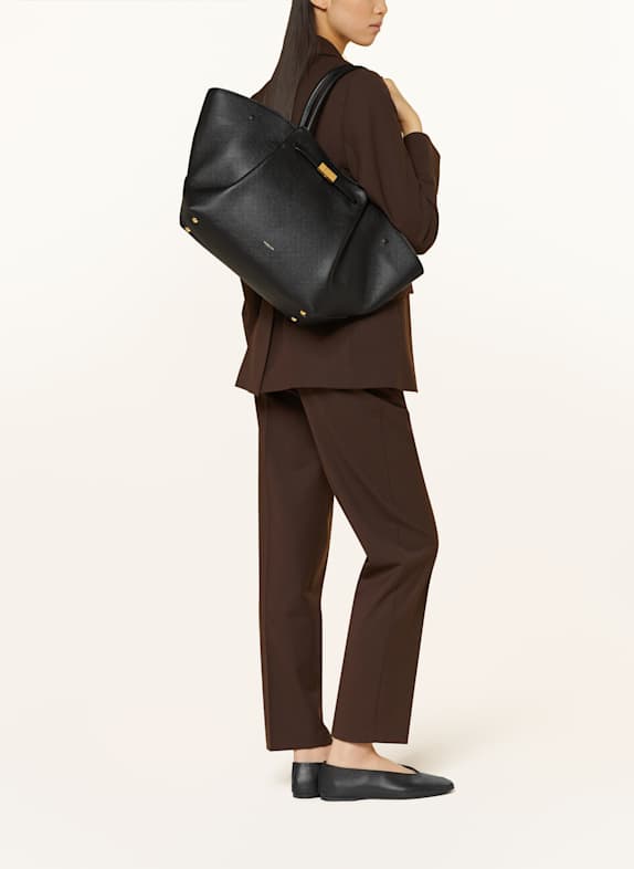 DEMELLIER Shopper NEW YORK LARGE SCHWARZ