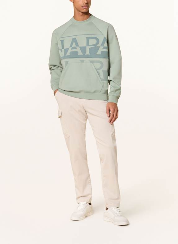 NAPAPIJRI Sweatshirt B-ANGHIARI LICHTGROEN