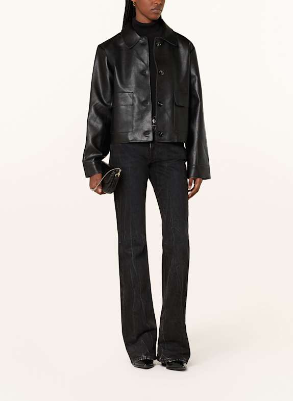 NEO NOIR Jacke ROMANA in Lederoptik SCHWARZ