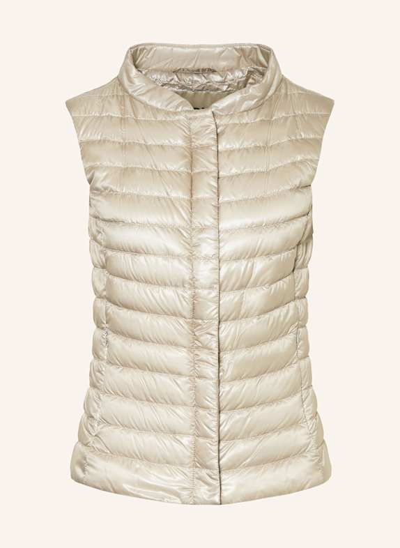 HERNO SMANICATO down vest BEIGE