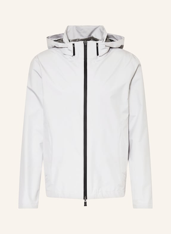 HERNO Jacket with detachable hood LIGHT GRAY