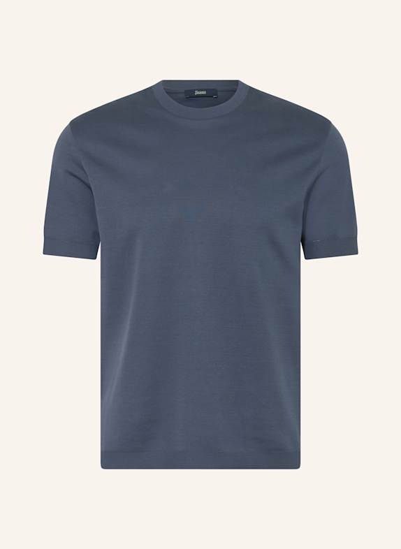 HERNO T-shirt BLUE GRAY