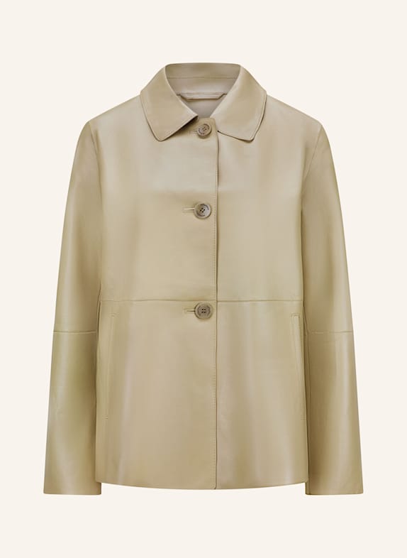 MILESTONE Lederjacke MSBELL KHAKI