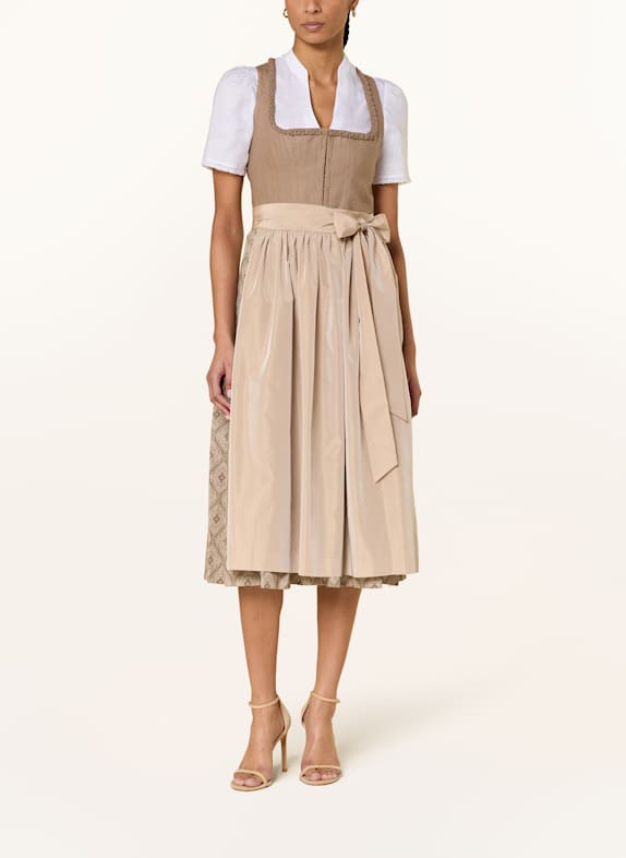 Johann & Johanna Dirndlblouse van linnen WIT