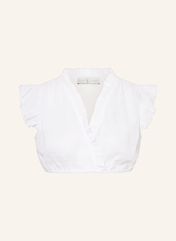 Johann & Johanna Dirndlbluse WEISS
