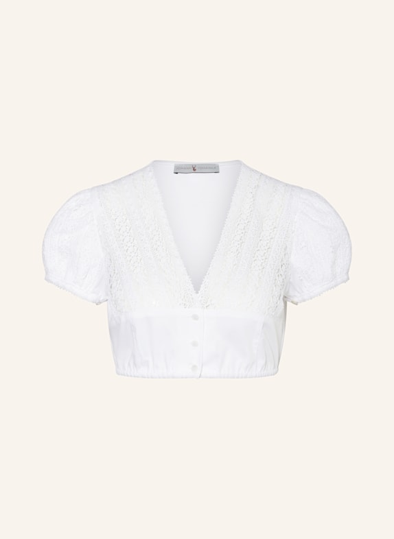 Johann & Johanna Dirndl blouse WHITE