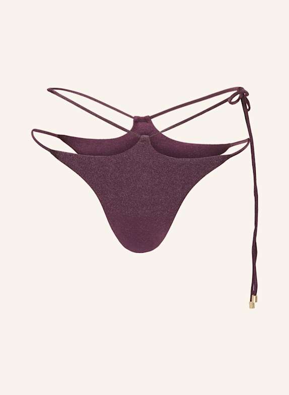 JANTHEE Brazilian-Bikini-Hose MONA DUNKELLILA
