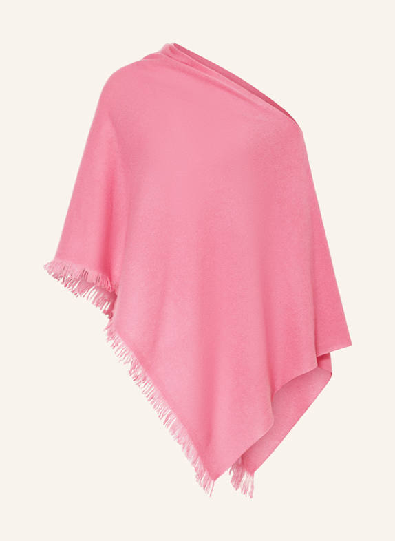 REPEAT Cashmere-Poncho PINK