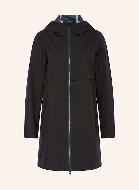 WOOLRICH Regenmantel SCHWARZ