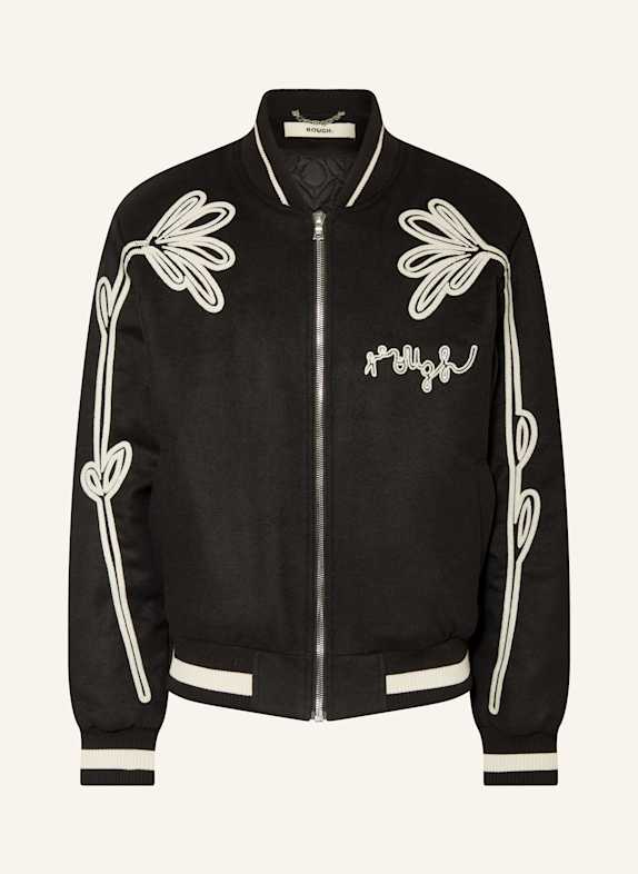rough. Blouson SCHWARZ/ ECRU