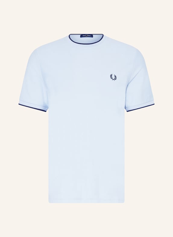 FRED PERRY T-Shirt HELLBLAU/ DUNKELBLAU