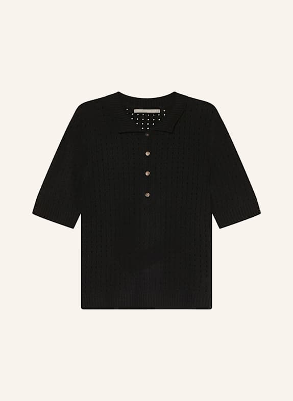(THE MERCER) N.Y. Strickshirt aus Cashmere SCHWARZ
