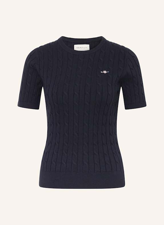 GANT Strickshirt DUNKELBLAU