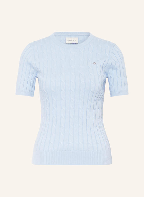 GANT Strickshirt HELLBLAU