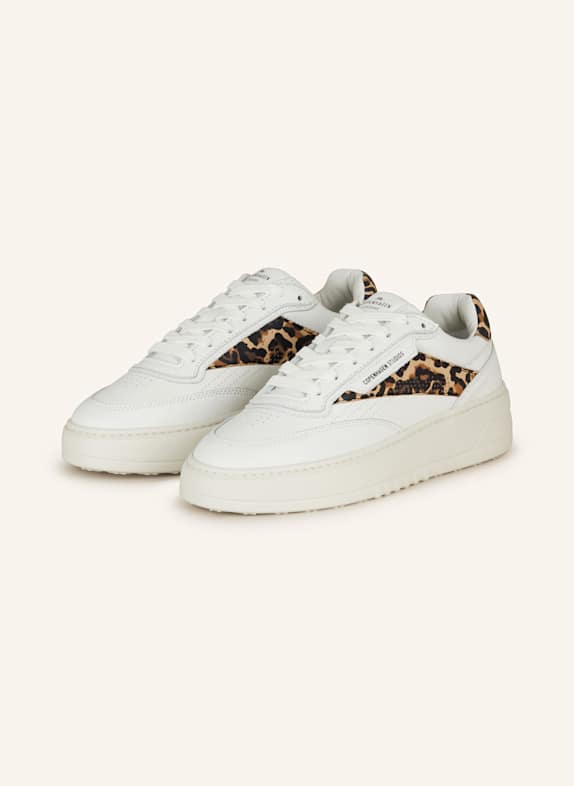 COPENHAGEN Sneaker CPH89 WEISS/ BRAUN