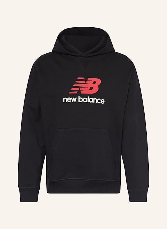 new balance Hoodie BLACK/ RED/ WHITE