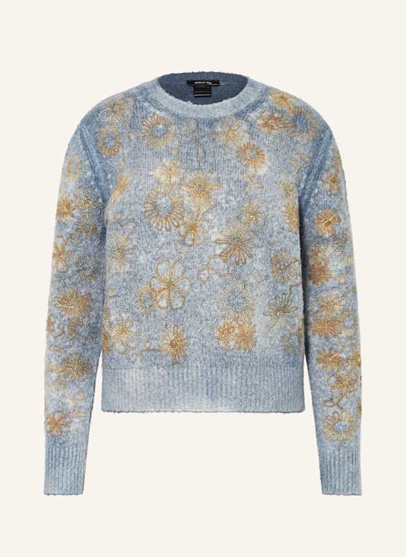 AVANT TOI Pullover BLAUGRAU/ BEIGE